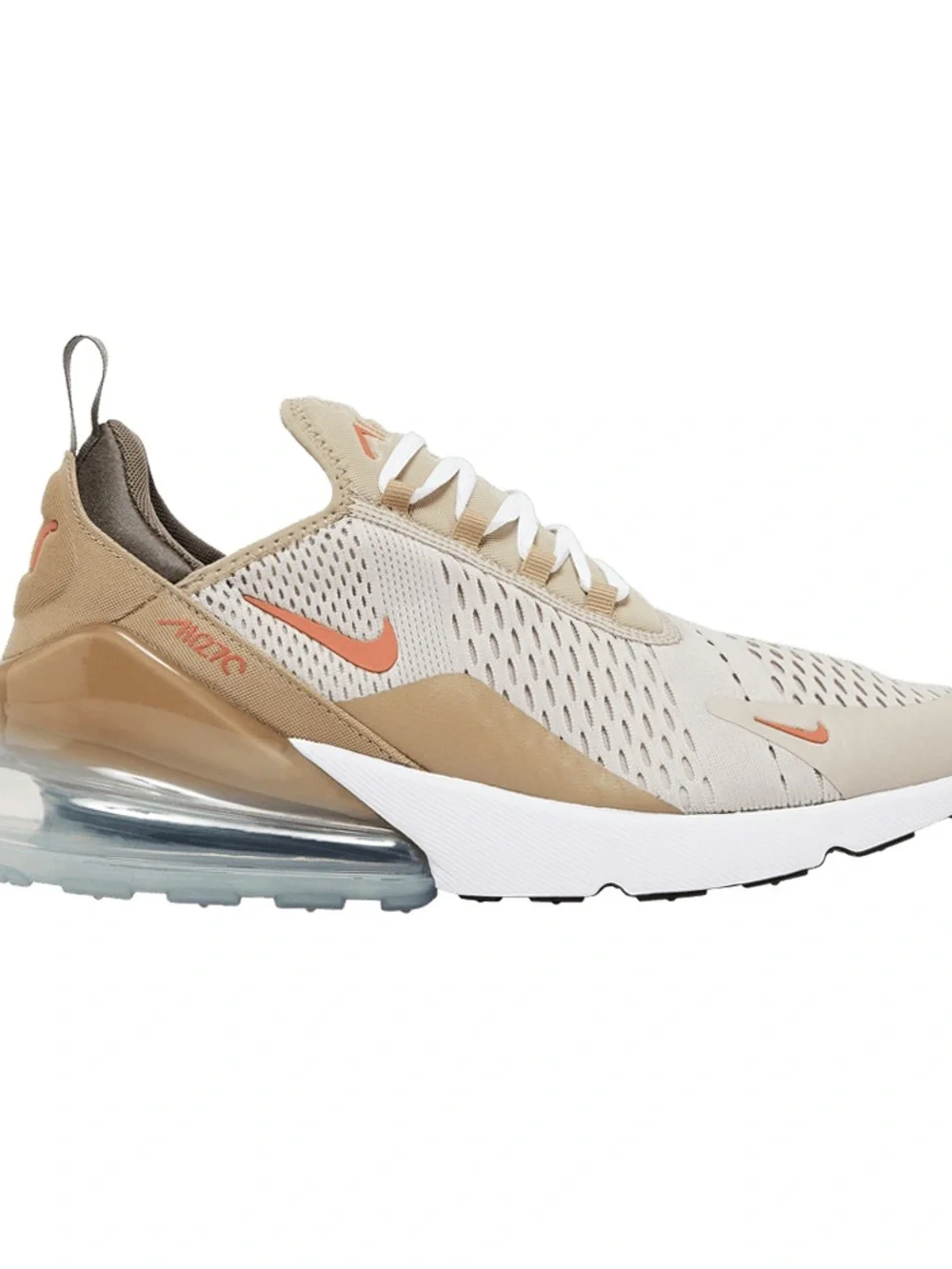 Nike Air Max 270 Cream Men's Running Shoe Size 14